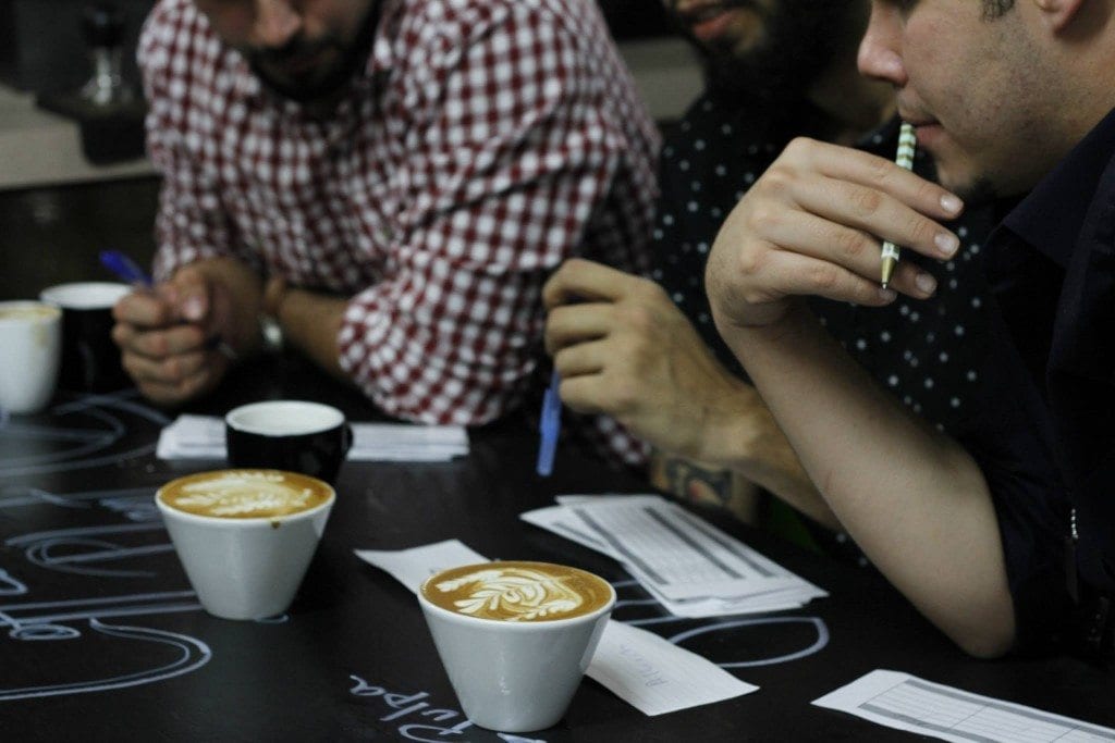 latte art judging