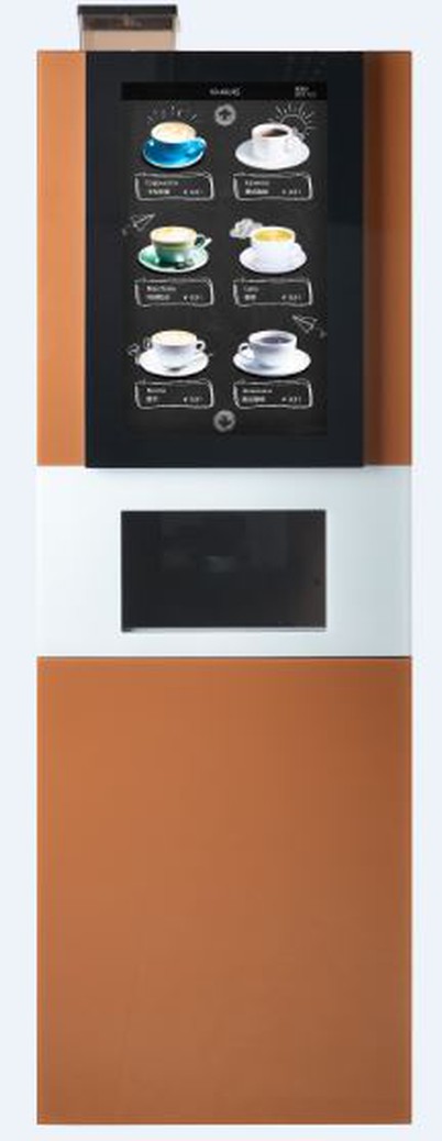 Slobodno stojeći automati za pripremu kave vruće piće, 22 inčni vertikalni ekran